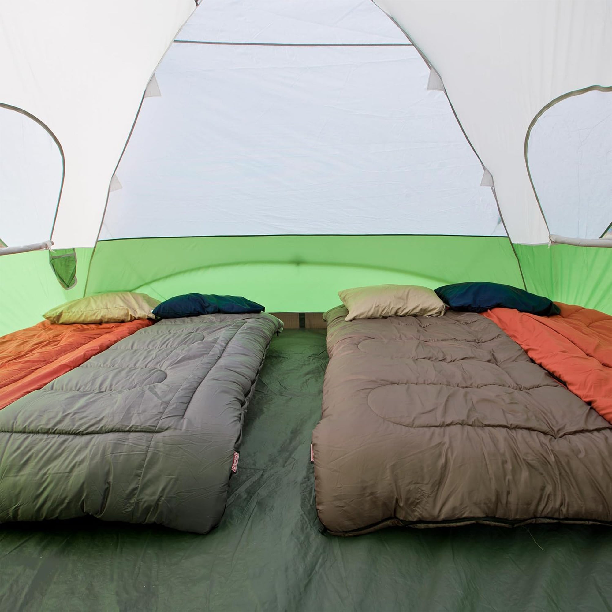Coleman Evanston 8-Person Round Tent with Screen Room and Rainfly Included