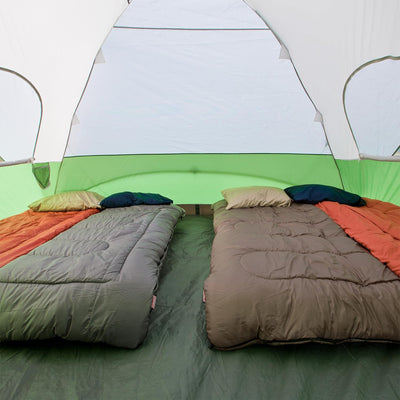 Coleman Evanston 8-Person Round Tent with Screen Room and Rainfly Included