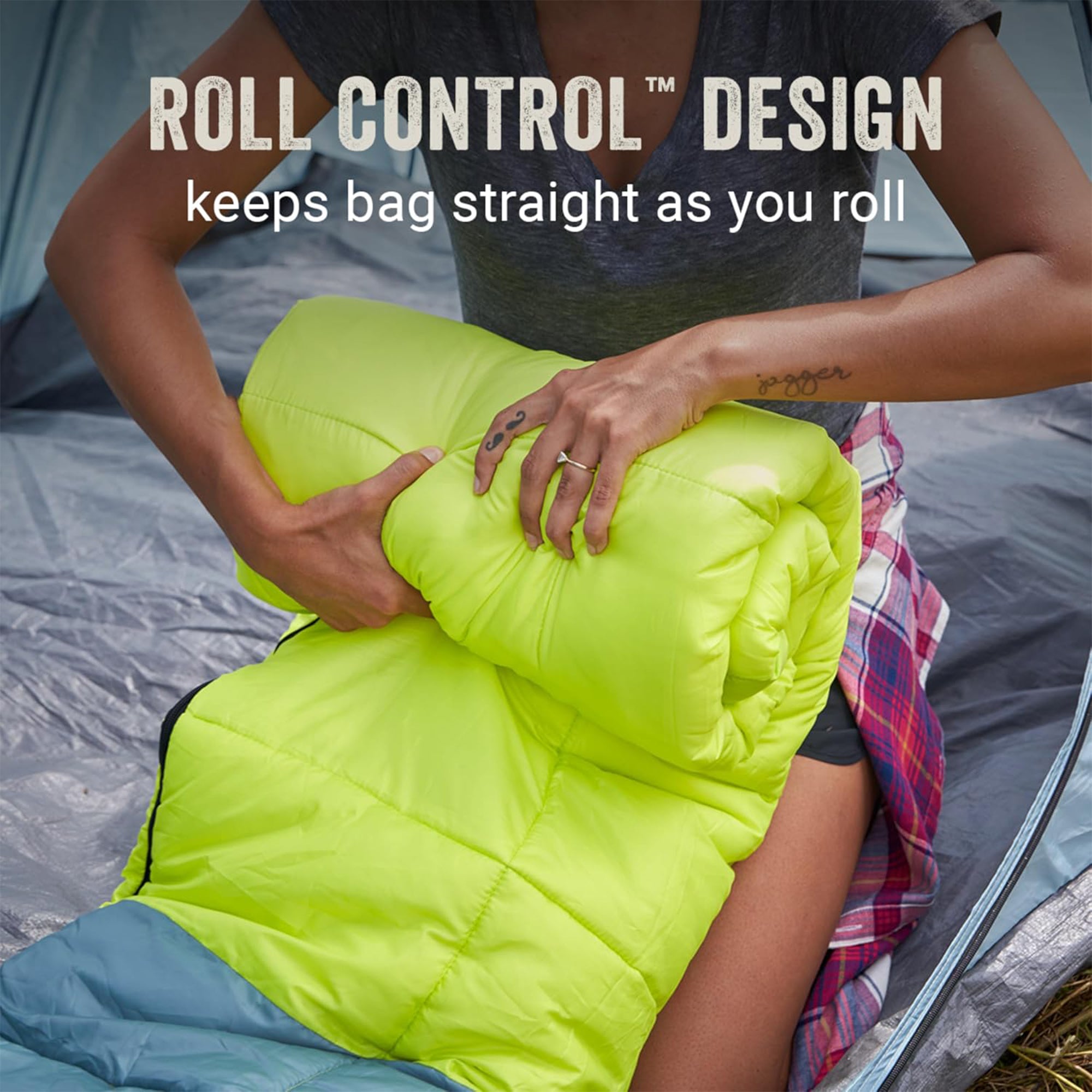 Coleman Kompact 30°F Adult Sleeping Bag with Heat Retention and Compression Sack