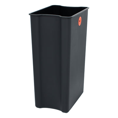 Glad 30L Stainless Steel Kitchen Trash Can with Wide Butterfly Opening, Gunmetal - VMInnovations