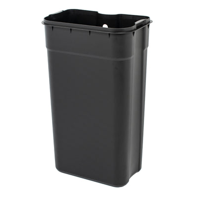 Clorox 30L Flute Stainless Steel Step Trash Can with Soft-Close Lid, White