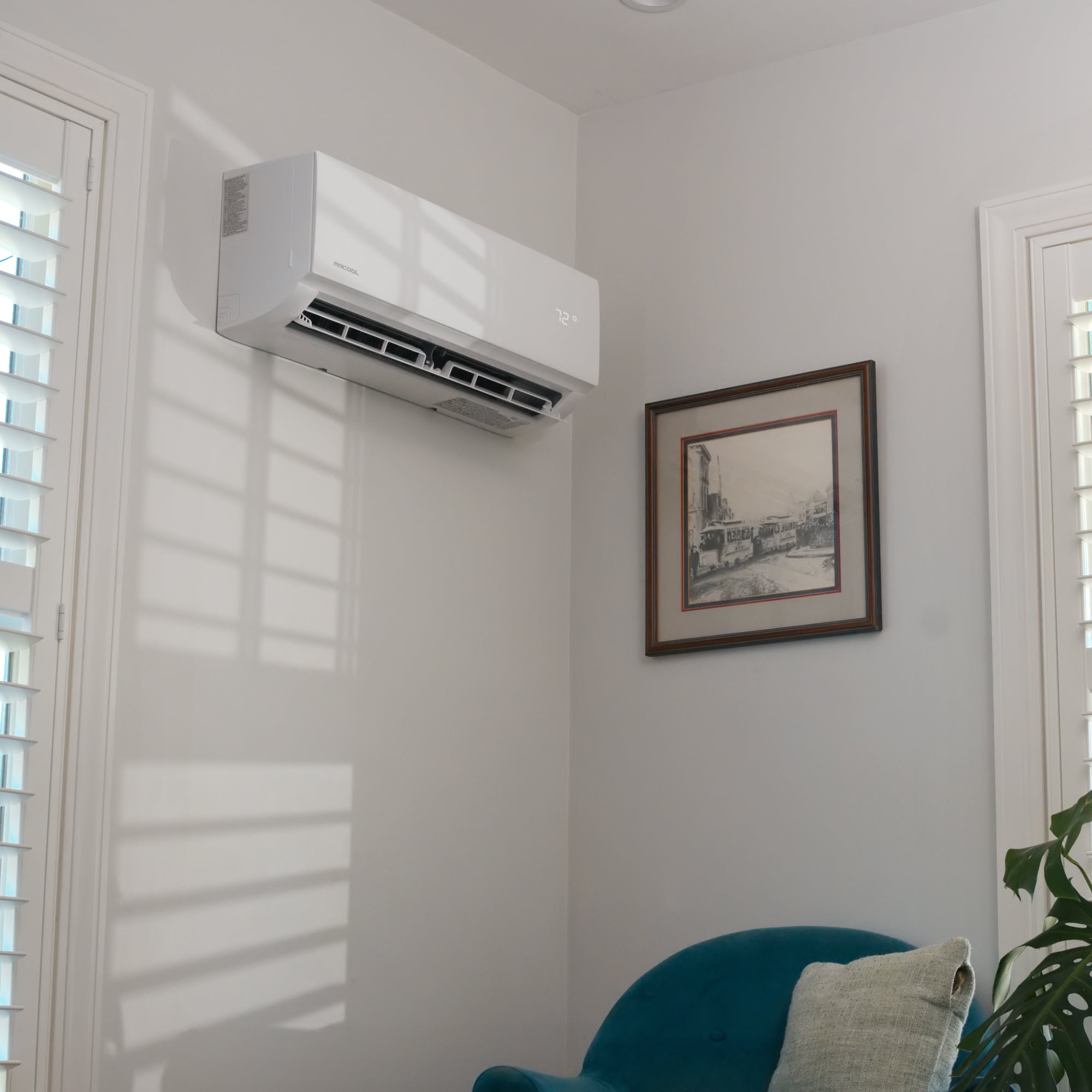 MRCOOL DIY Select 18K BTU Mini Split Heat Pump, 11.5 Ft Line Set, 230V, White