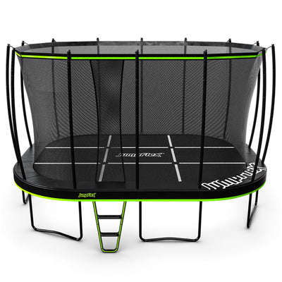 JumpFlex MEGA 17' Trampoline Playset with AquaJet Multi-Spray Sprinkler Hose - VMInnovations
