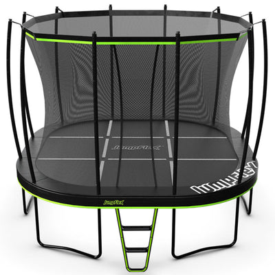 JumpFlex MEGA 14' Round Trampoline Outdoor Playset with Anchor Kit PRO Stake Set - VMInnovations
