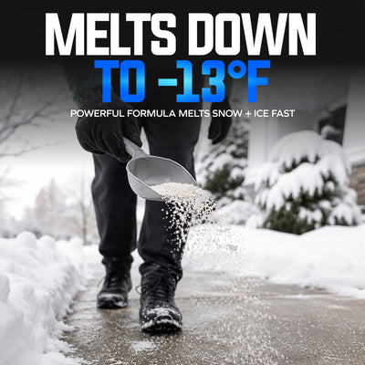 Snow Joe Magnesium Chloride Ice Melting Flakes, Fast-Acting, Pet Safer, -13°F
