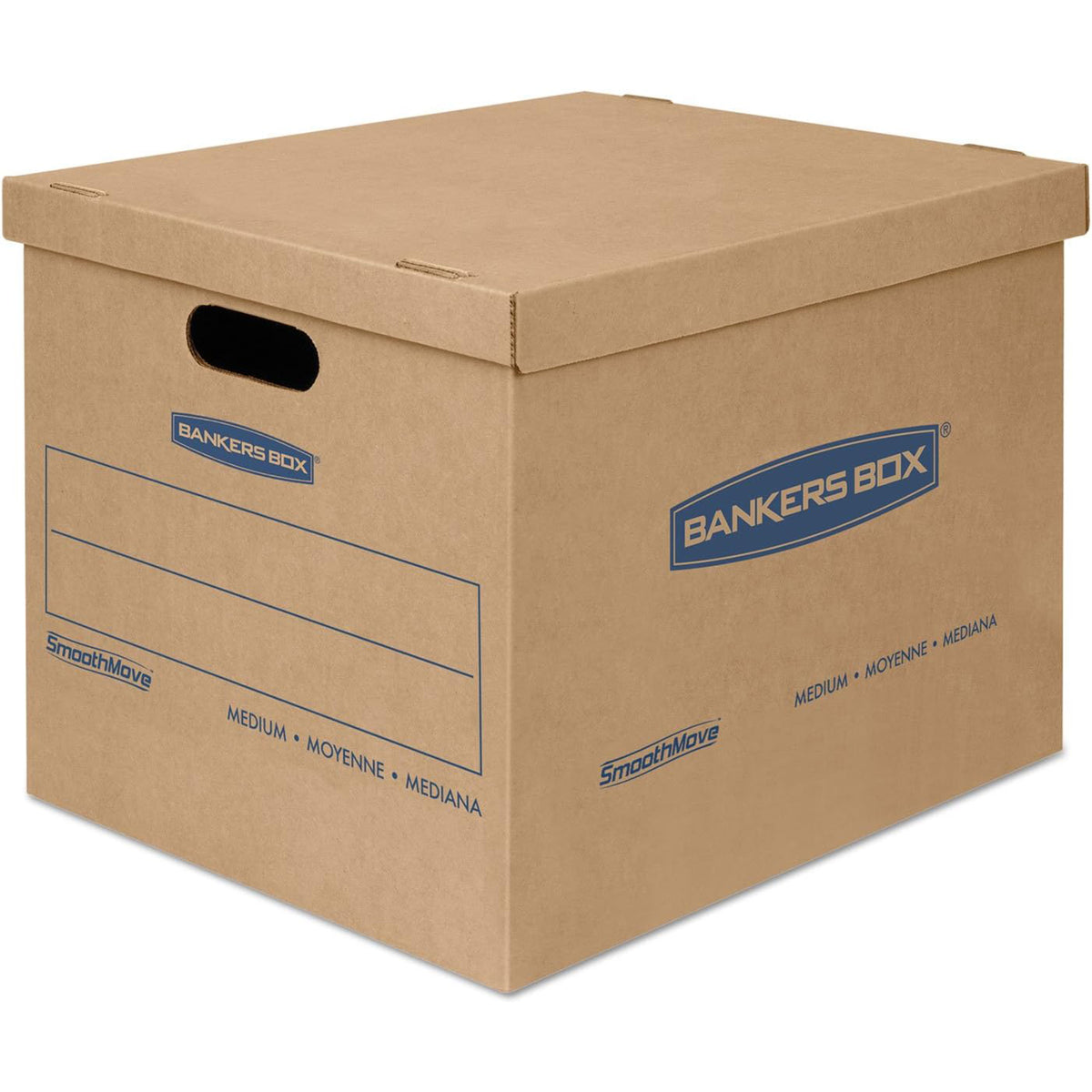 Bankers Box 20-Pack Small Classic Moving Boxes, Lift-Off Lid, Built-In Handles