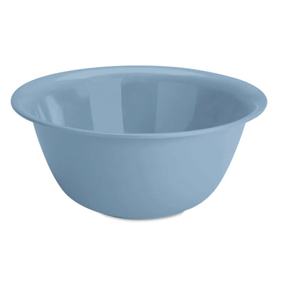 Sterilite Plastic 6 Quart Bowl for Serving and Food Prep, Washed Blue, 48 Pack