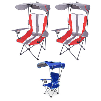 Kelsyus Canopy Chairs w/ Cup Holder, 2 Ct, & Kids Canopy Chair w/ Cup Holder - VMInnovations