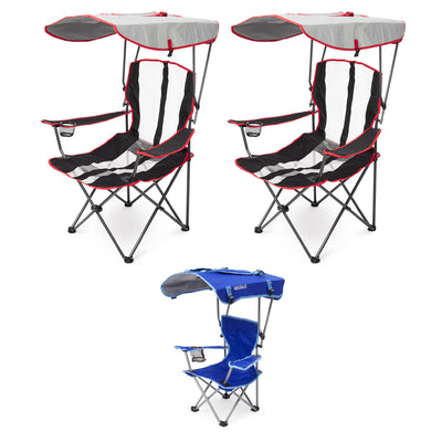 Kelsyus Canopy Chairs w/ Cup Holder, 2 Ct, & Kids Canopy Chair w/ Cup Holder - VMInnovations