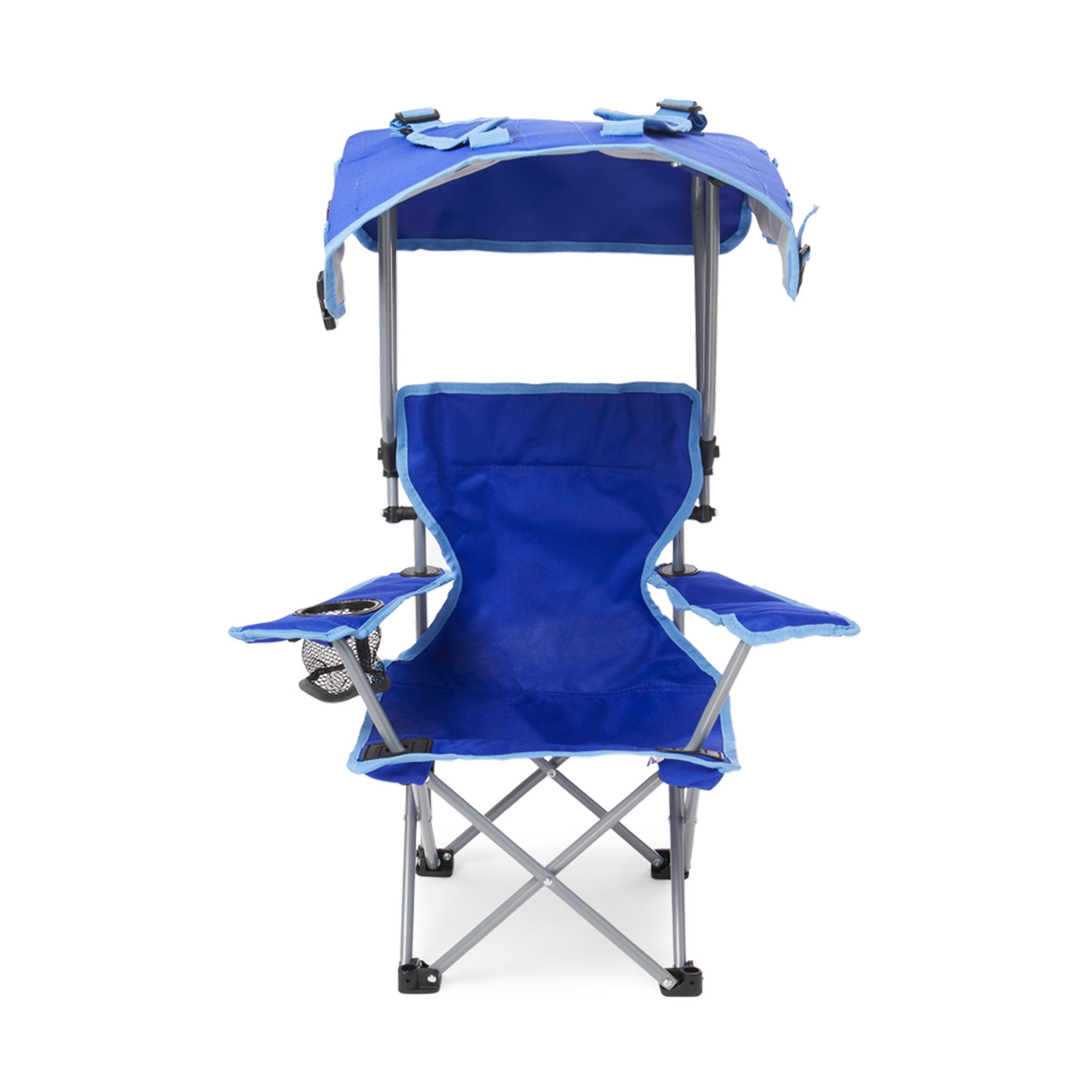 Kelsyus Kids Original Canopy Folding Backpack Lounge Chair, Blue (Open Box)