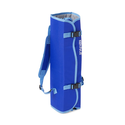 Kelsyus Kids Original Canopy Folding Backpack Lounge Chair, Blue (Open Box)