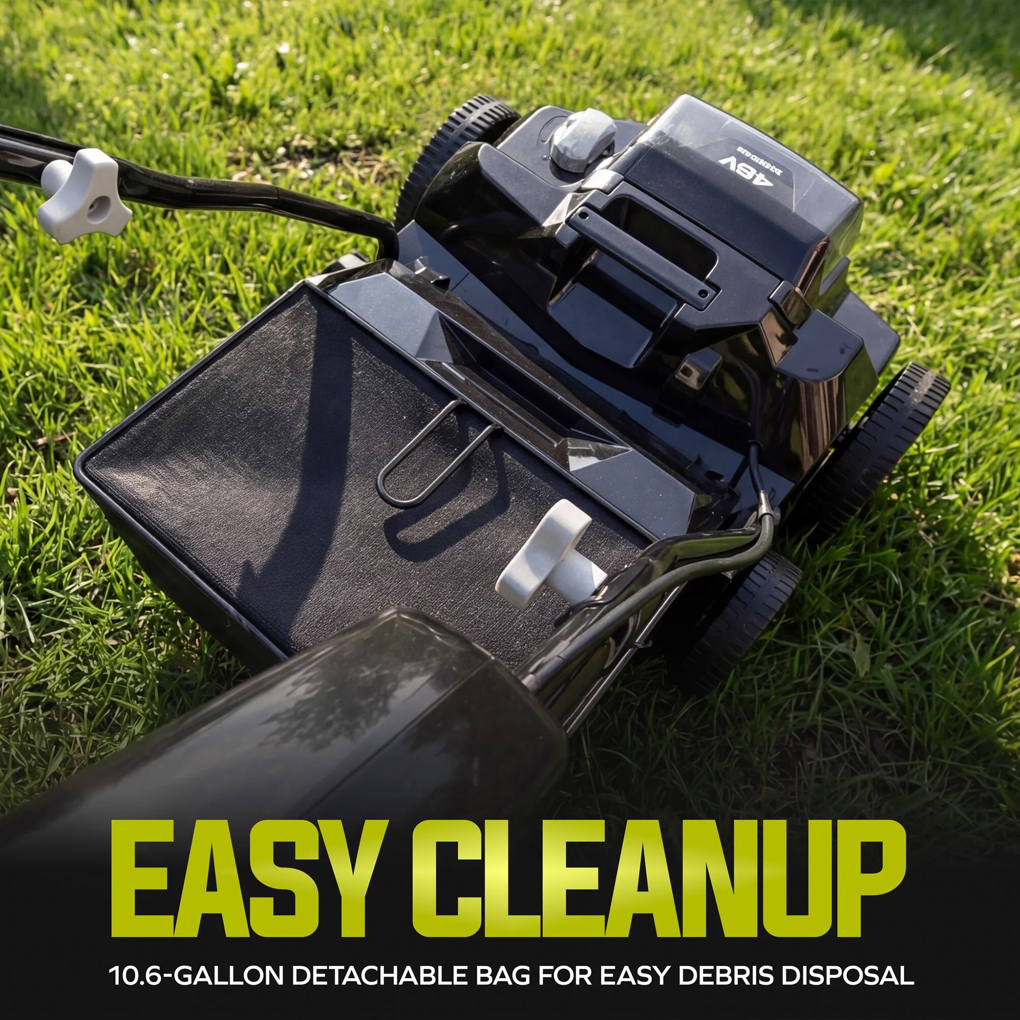 Sun Joe 15" 24-Volt Cordless Scarifier + Dethatcher, Tool Only, 24V-X2-DTS15-CT