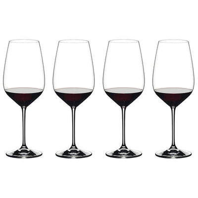 Riedel 28.22 Ounce Extreme Cabernet Clear Crystal Red Wine Glass, Set of 4