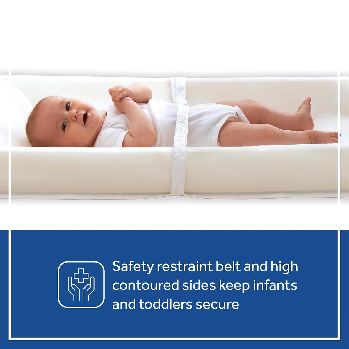 Sealy Baby Soybean Comfort 3-Sided Contoured Diaper Changing Pad, 32 x 16 In