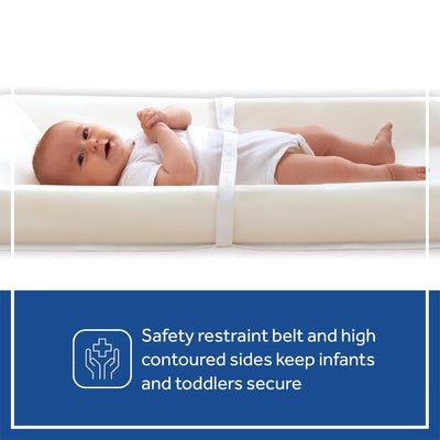 Sealy Baby Soybean Comfort 3-Sided Contoured Diaper Changing Pad, 32 x 16 In
