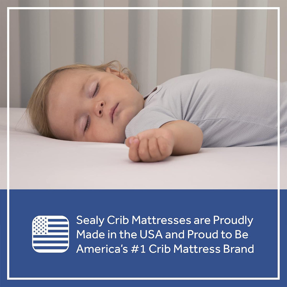 Sealy Baby Flex Cool 2 Stage Crib and Toddler Bed Mattress, Waterproof Cotton