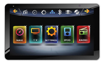 Farenheit 9.3" Touchscreen DVD/CD Car Player USB/SD Receiver Bluetooth -Open Box