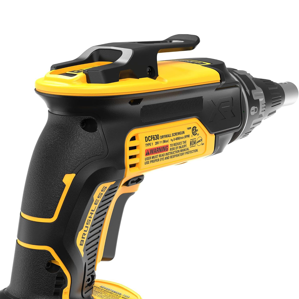Dewalt 20V Brushless Drywall Screwgun for Fastening Screws, Tool Only, (Renewed)