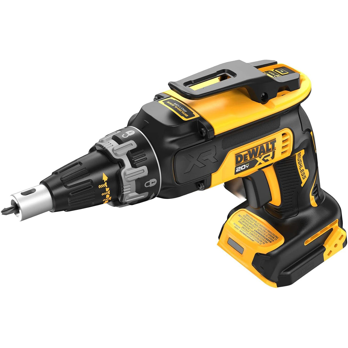 Dewalt 20V Brushless Drywall Screwgun for Fastening Screws, Tool Only, (Renewed)