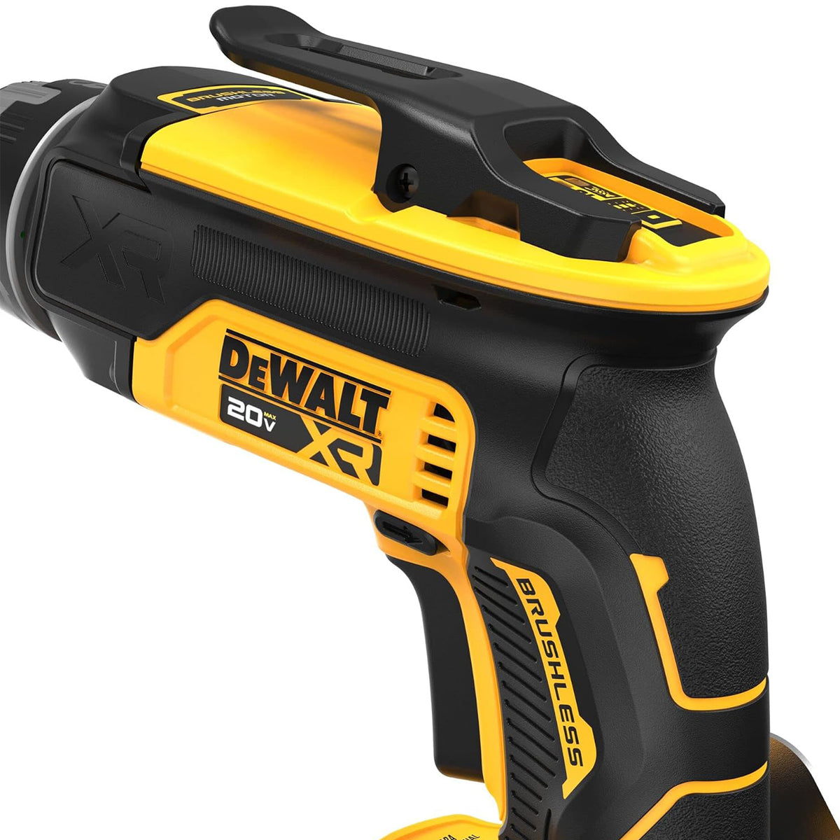 Dewalt 20V Brushless Drywall Screwgun for Fastening Screws, Tool Only, (Renewed)