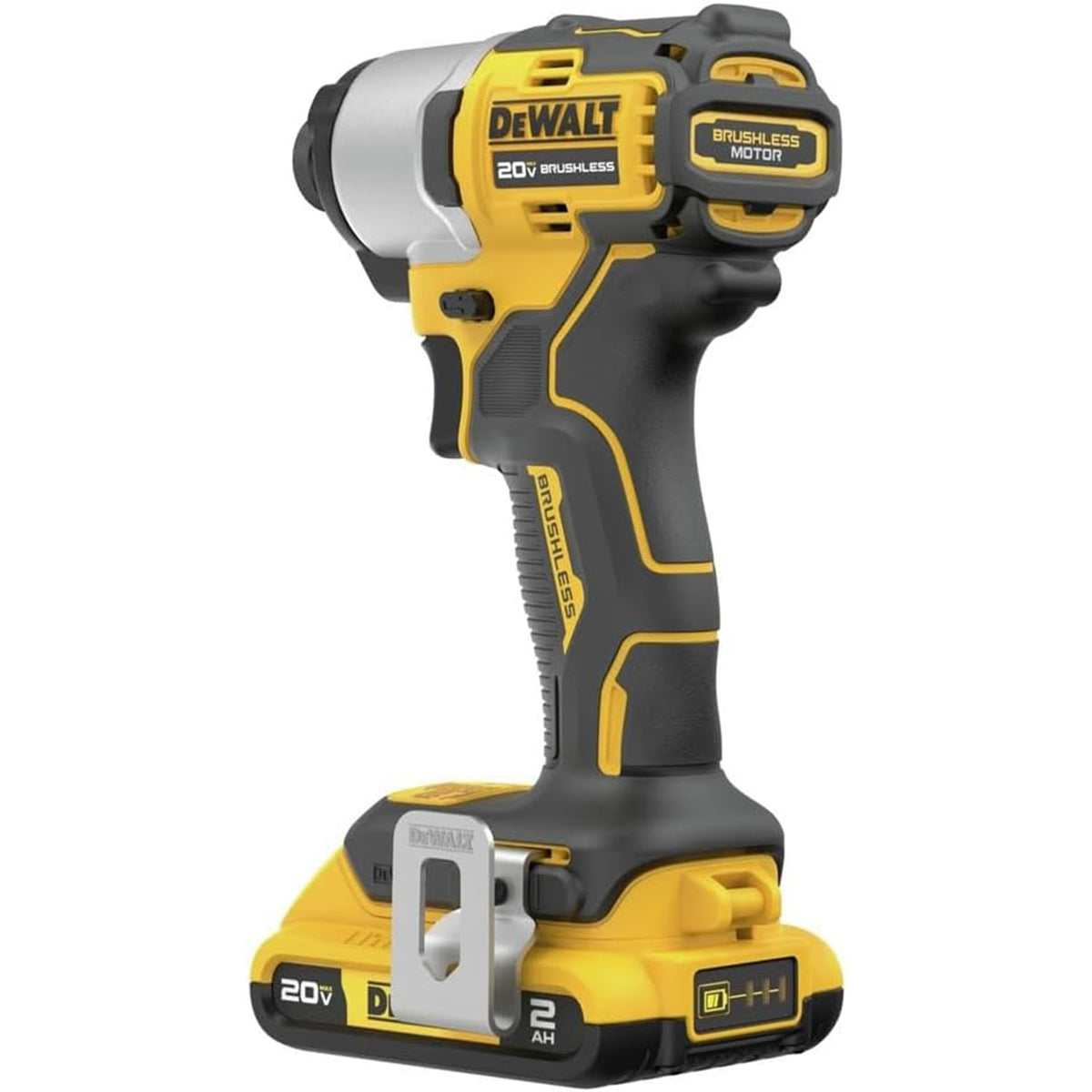 Dewalt 20V Max Impact Cordless 0.25" Driver Kit with Battery & Charger (Renewed)