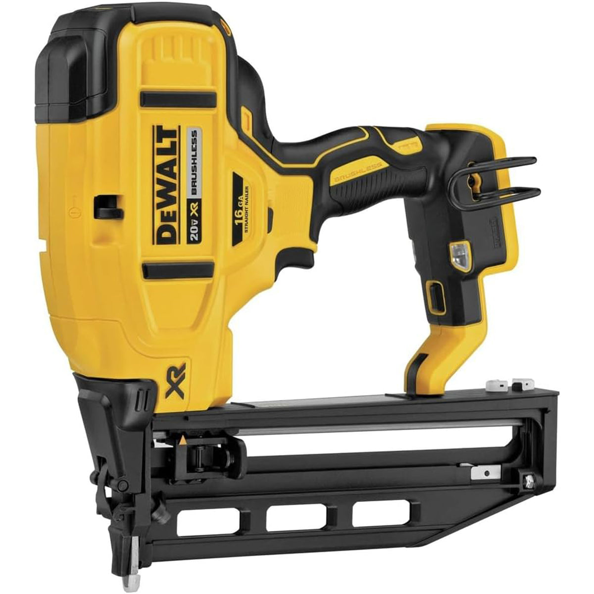 Dewalt 20V Cordless 16 Gauge Straight Finish Nailer, Tool Only, (Renewed)