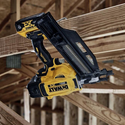 Dewalt 20V Brushless Cordless 21-Degree Framing Nailer, Tool Only, (Renewed)