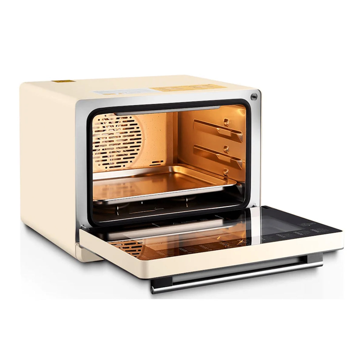 FOTILE ChefCubii 4-in-1 Combi-Steam Oven with 50 Preset Menus, 1.1 Cu Ft, Beige