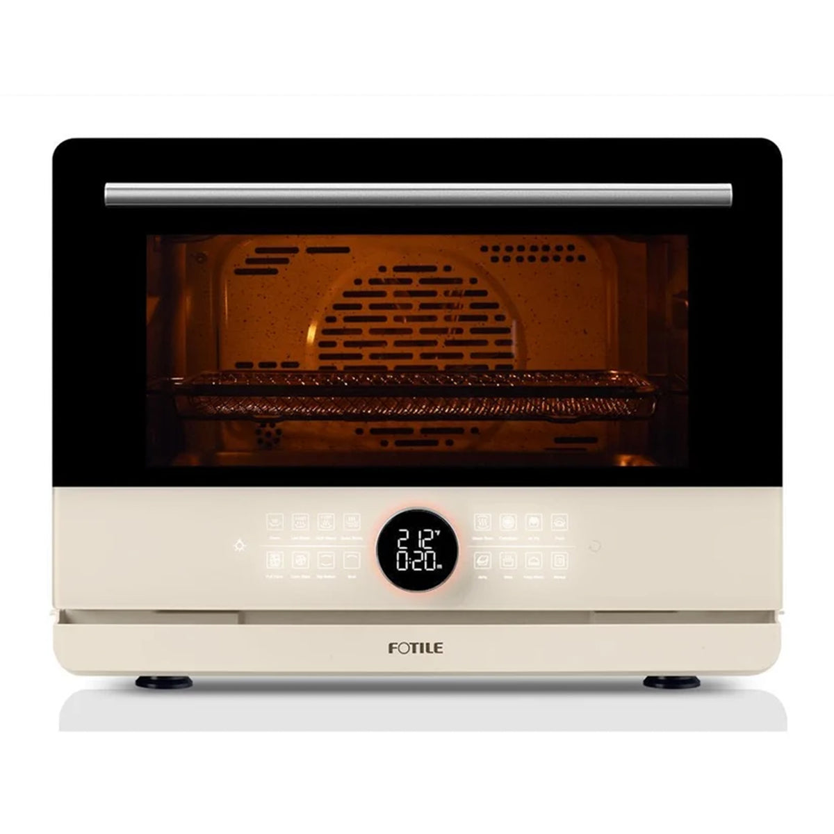FOTILE ChefCubii 4-in-1 Combi-Steam Oven with 50 Preset Menus, 1.1 Cu Ft, Beige