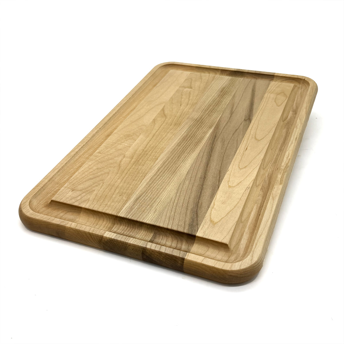 J.K. Adams Farmhouse Maple Wood Carving and Food Prep Board, 17" x 11" x 0.75"