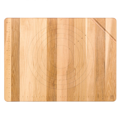 J.K. Adams Maple Ultimate Pastry Board with Engraved Rulers, 24" x 18" x 0.75"