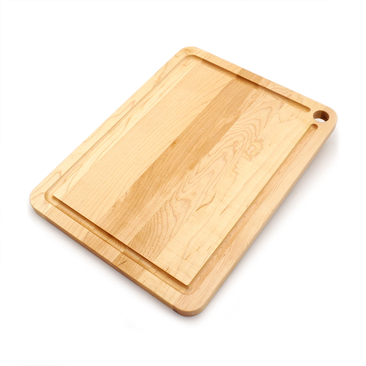 JK Adams Williston Maple Cutting Board with Juice Groove for Chopping, 16" x 12"