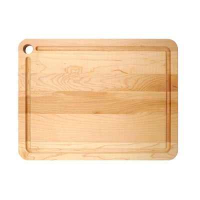 JK Adams Williston Maple Cutting Board with Juice Groove for Chopping, 16" x 12"