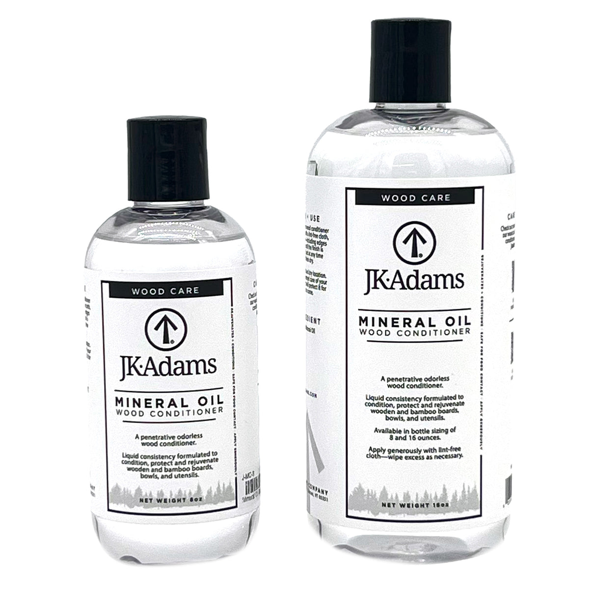 J.K. Adams Food Safe Mineral Oil for Wooden Serving and Cutting Boards, 16 Oz