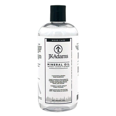 J.K. Adams Food Safe Mineral Oil for Wooden Serving and Cutting Boards, 16 Oz