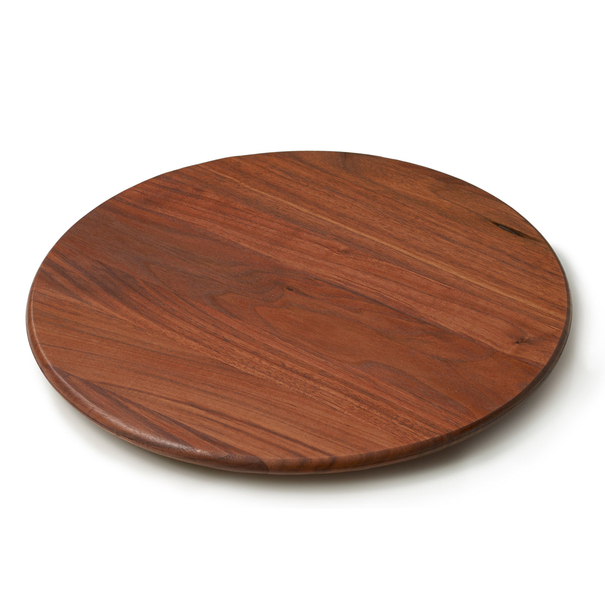 J.K. Adams 14-Inch Walnut Wood Lazy Susan Turntable for Dining and Entertaining