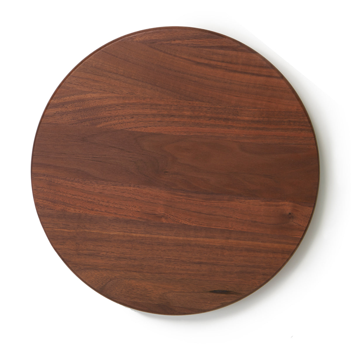J.K. Adams 14-Inch Walnut Wood Lazy Susan Turntable for Dining and Entertaining