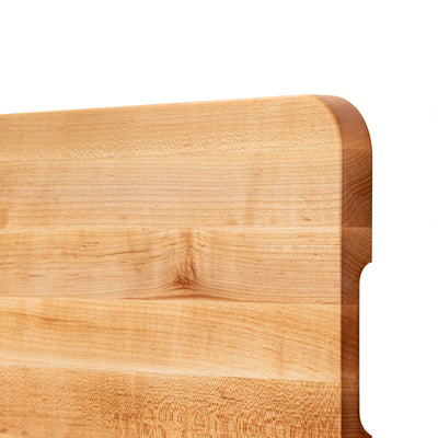 John Boos Maple 4 Cooks Cutting Board for Kitchen Prep, 17" x 12" x 1" Thick