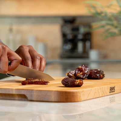 John Boos Maple 4 Cooks Cutting Board for Kitchen Prep, 17" x 12" x 1" Thick