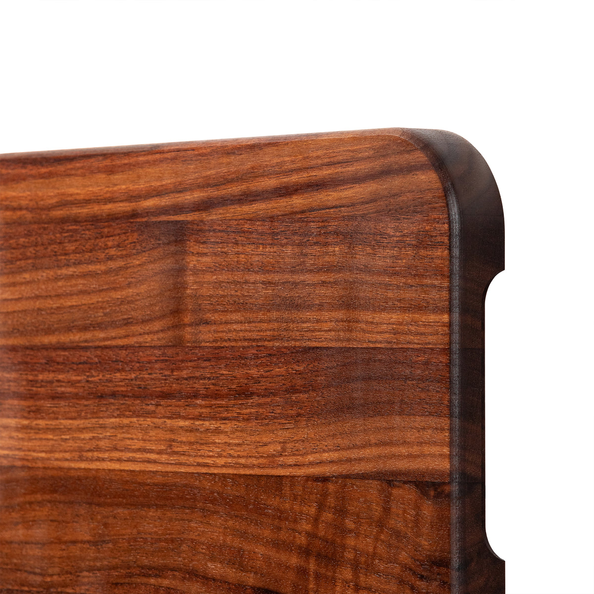 John Boos Walnut 4 Cooks Cutting Board for Kitchen Prep, 12" x 8" x 1" Thick