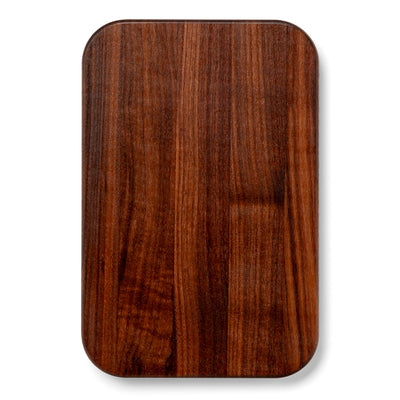 John Boos Walnut 4 Cooks Cutting Board for Kitchen Prep, 12" x 8" x 1" Thick