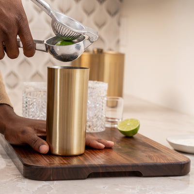 John Boos Walnut 4 Cooks Cutting Board for Kitchen Prep, 17" x 12" x 1" Thick