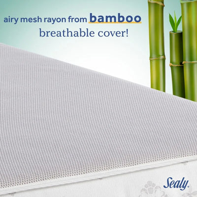 Sealy Baby 2-Stage Breathable, Waterproof Infant & Crib Bed Mattress, Airy Night