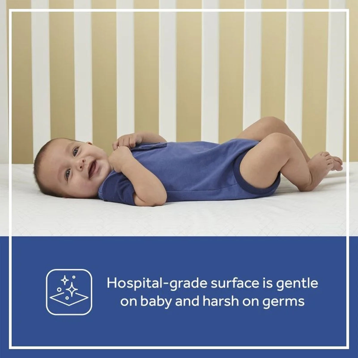 Sealy Baby 2-Stage Breathable, Waterproof Infant and Crib Bed Mattress, Orion