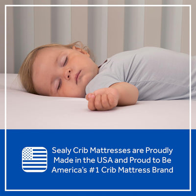 Sealy Baby OmniPedic Refresh 2-Stage Waterproof Crib and Toddler Bed Mattress
