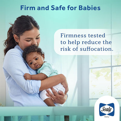 Sealy Baby OmniPedic Refresh 2-Stage Waterproof Crib and Toddler Bed Mattress