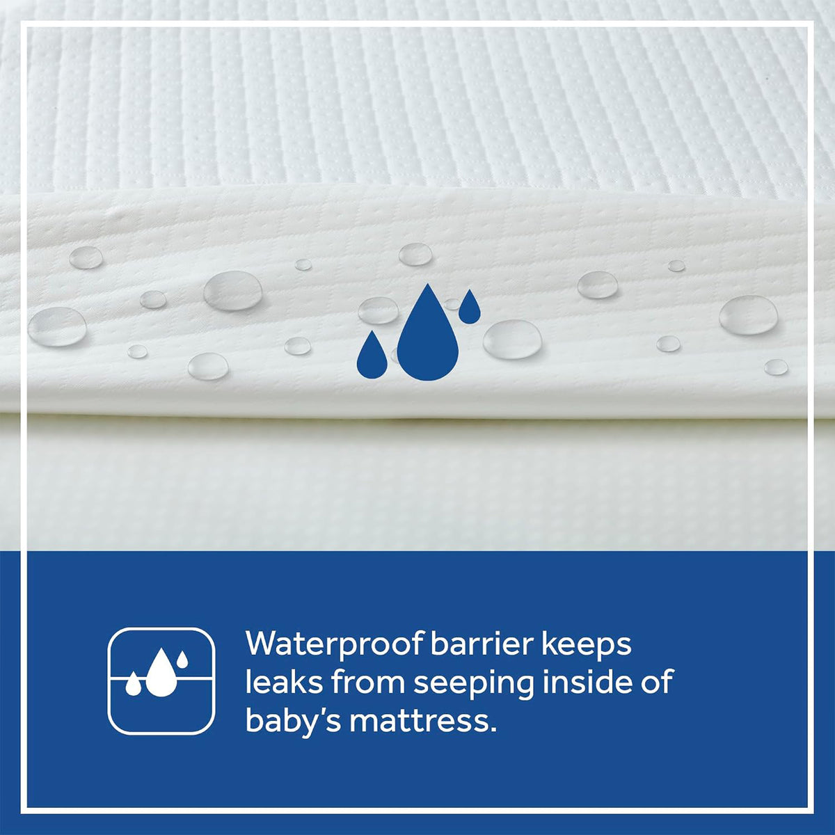 Sealy Baby OmniPedic Refresh 2-Stage Waterproof Crib and Toddler Bed Mattress