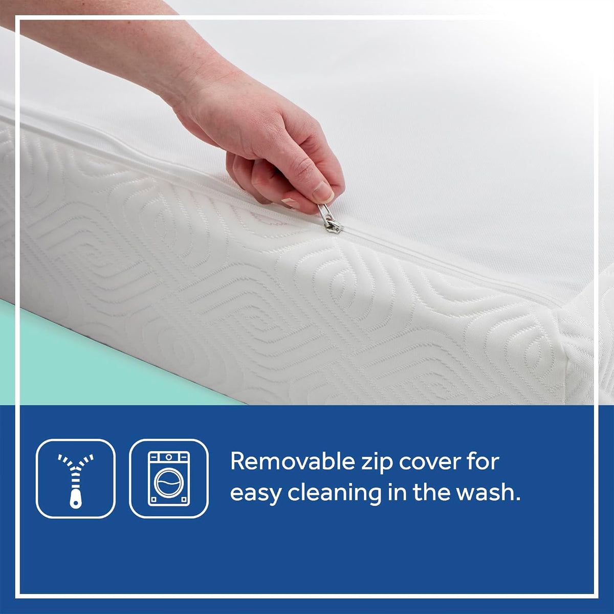 Sealy Baby OmniPedic Refresh 2-Stage Waterproof Crib and Toddler Bed Mattress