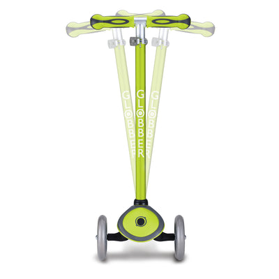 Globber V2 3-Wheel Kids Kick Scooter with LED Light Up Wheels, Lime (For Parts)