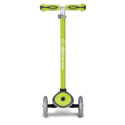 Globber V2 3-Wheel Kids Kick Scooter with LED Light Up Wheels, Lime (For Parts)